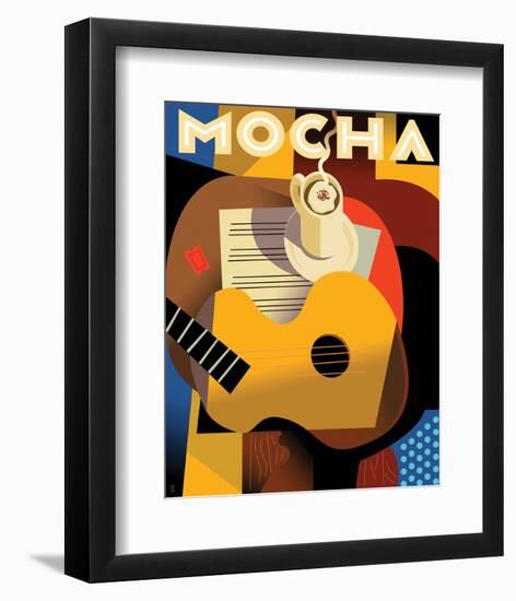 Cubist Mocha II-Eli Adams-Framed Art Print