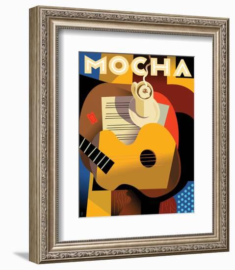 Cubist Mocha II-Eli Adams-Framed Art Print