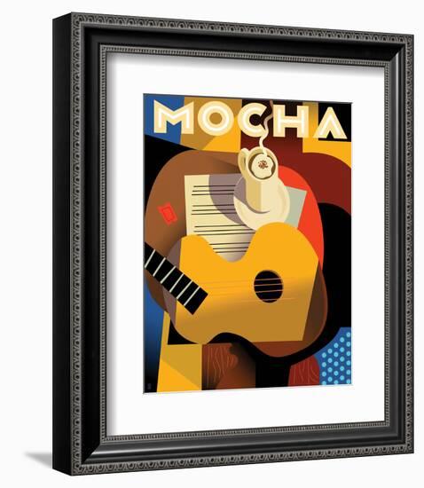 Cubist Mocha II-Eli Adams-Framed Art Print