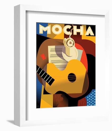 Cubist Mocha II-Eli Adams-Framed Art Print