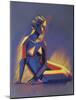 Cubist Nude 04 (2013)-Corne Akkers-Mounted Giclee Print