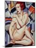 Cubist Nude Orange and Purple-Catherine Abel-Mounted Giclee Print