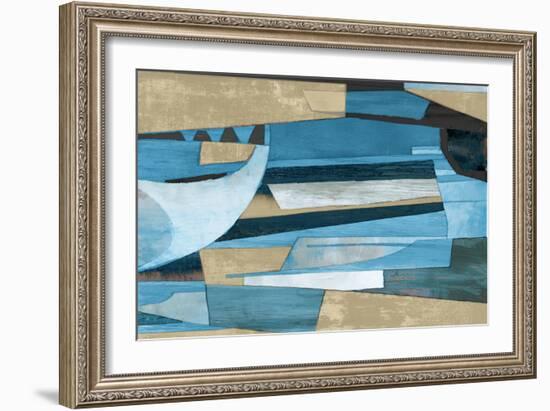 Cubist Shapes-Anna Polanski-Framed Art Print