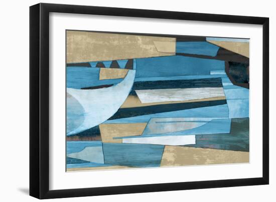 Cubist Shapes-Anna Polanski-Framed Art Print