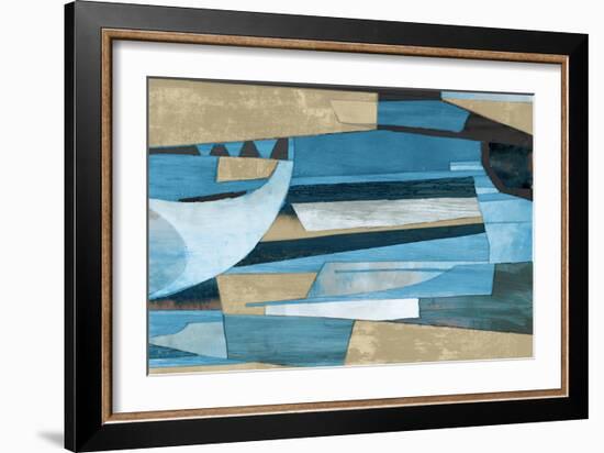 Cubist Shapes-Anna Polanski-Framed Art Print