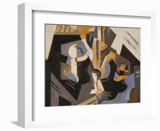 Cubist Still Life in Blue and Grey; Nature Morte Cubiste Bleu Gris-Maria Blanchard-Framed Giclee Print