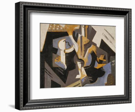 Cubist Still Life in Blue and Grey; Nature Morte Cubiste Bleu Gris-Maria Blanchard-Framed Giclee Print