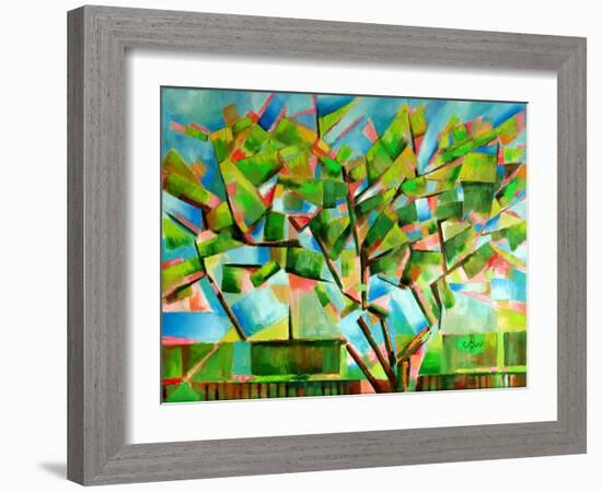 Cubistic Spring at Voorburg - 15-05-22-Corne Akkers-Framed Giclee Print