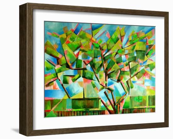 Cubistic Spring at Voorburg - 15-05-22-Corne Akkers-Framed Giclee Print