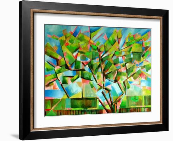 Cubistic Spring at Voorburg - 15-05-22-Corne Akkers-Framed Giclee Print