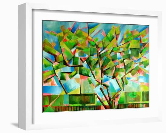 Cubistic Spring at Voorburg - 15-05-22-Corne Akkers-Framed Giclee Print