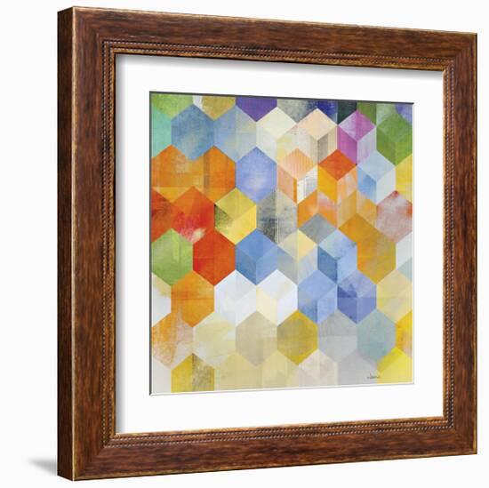 Cubitz II-Noah Li-Leger-Framed Giclee Print