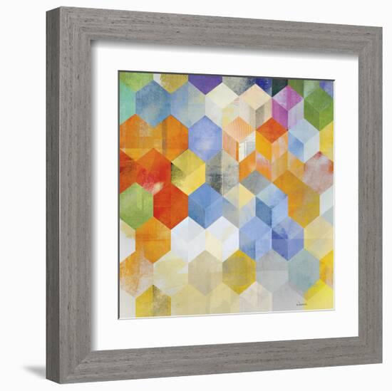 Cubitz II-Noah Li-Leger-Framed Giclee Print