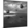 Cubos Levitando 3 Flat-Moises Levy-Mounted Photographic Print