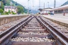 Train Tracks.-cubrick-Photographic Print
