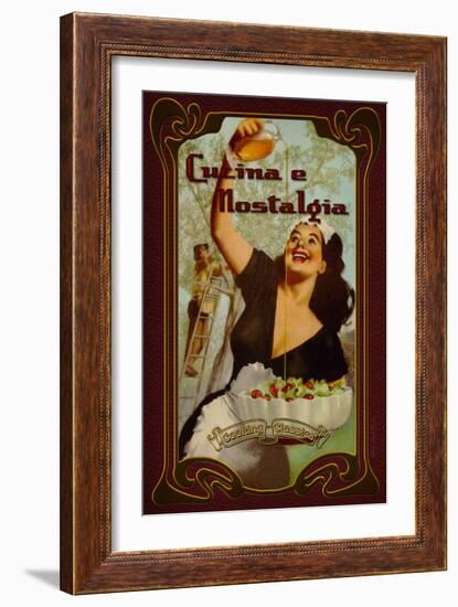 Cucina e Nostalgia-Kate Ward Thacker-Framed Giclee Print