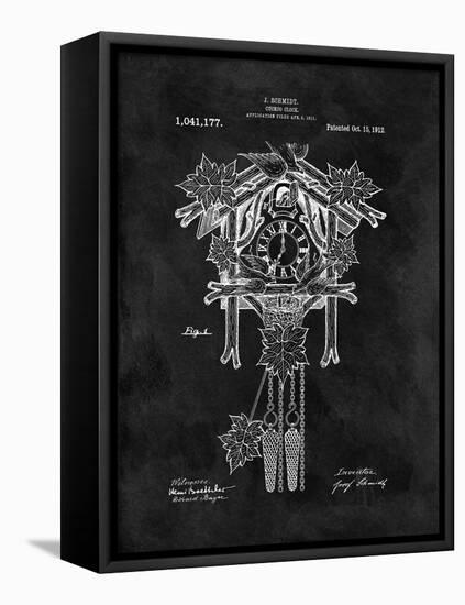 Cuckoo Clock, 1912-Black-Dan Sproul-Framed Stretched Canvas