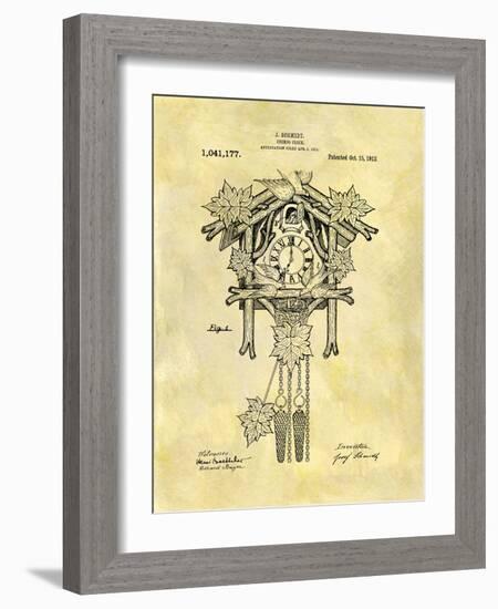 Cuckoo Clock, 1912-Dan Sproul-Framed Art Print