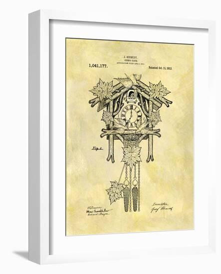 Cuckoo Clock, 1912-Dan Sproul-Framed Art Print