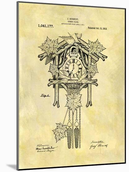 Cuckoo Clock, 1912-Dan Sproul-Mounted Art Print