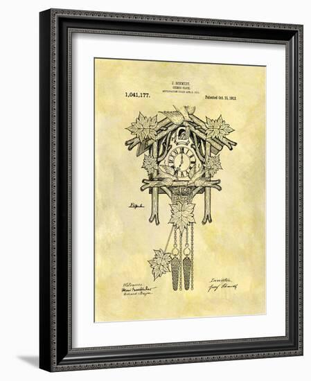 Cuckoo Clock, 1912-Dan Sproul-Framed Art Print