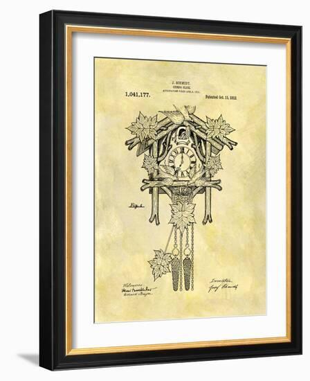 Cuckoo Clock, 1912-Dan Sproul-Framed Art Print