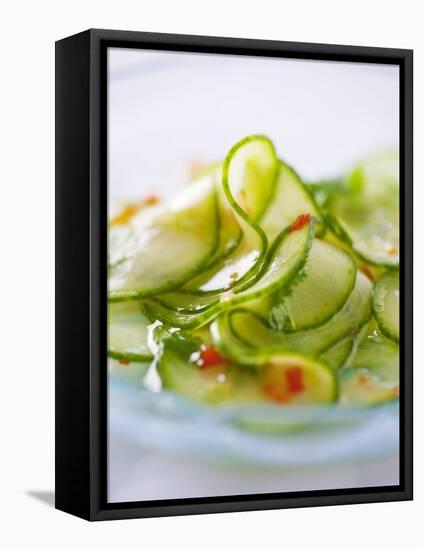 Cucumber Salad with a Chilli Dressing (Thailand)-null-Framed Premier Image Canvas