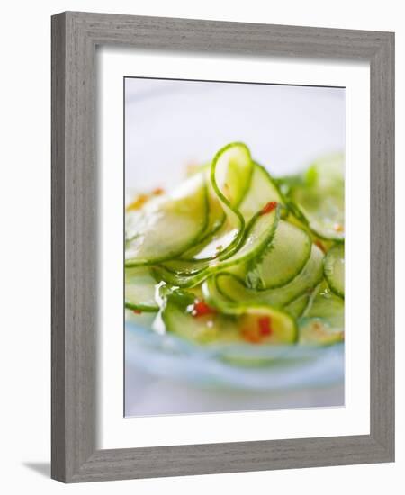 Cucumber Salad with a Chilli Dressing (Thailand)-null-Framed Photographic Print