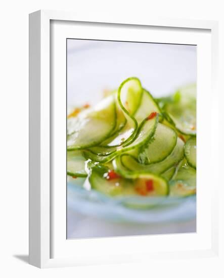 Cucumber Salad with a Chilli Dressing (Thailand)-null-Framed Photographic Print