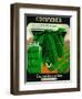 Cucumber Seed Packet-Lantern Press-Framed Art Print