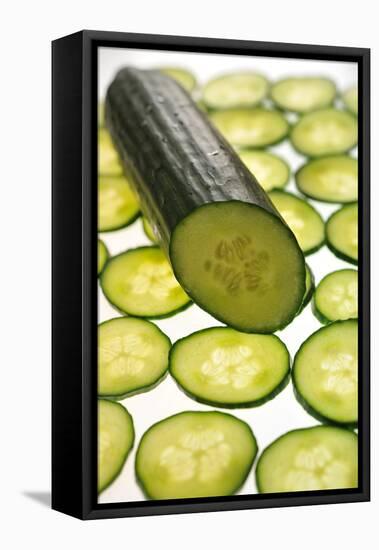 Cucumber-Frank May-Framed Stretched Canvas