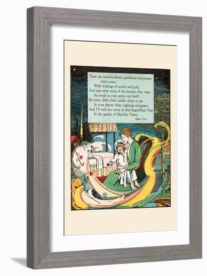 Cuddle Child-Eugene Field-Framed Art Print