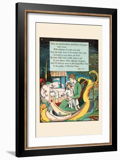 Cuddle Child-Eugene Field-Framed Art Print