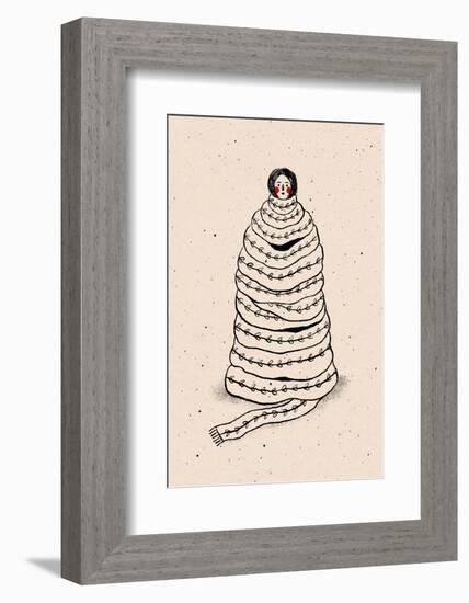 Cuddled up in Knits-Julia Leister-Framed Photographic Print