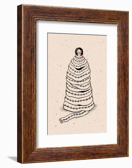 Cuddled up in Knits-Julia Leister-Framed Photographic Print