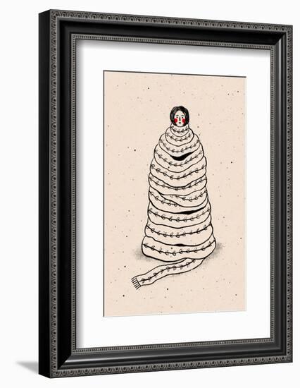 Cuddled up in Knits-Julia Leister-Framed Photographic Print