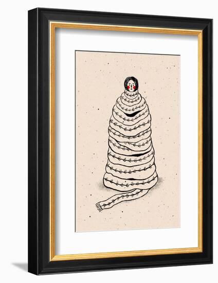Cuddled up in Knits-Julia Leister-Framed Photographic Print
