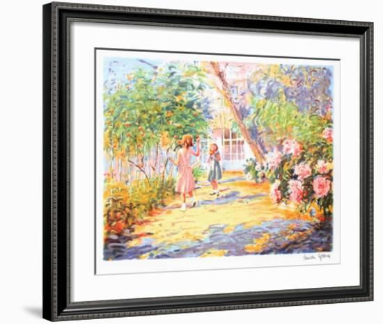 Cueillette des Pommes-Claude Fossoux-Framed Limited Edition