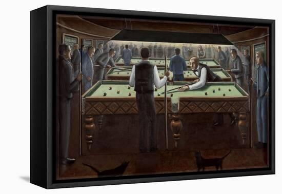 Cueing Up, 2015-PJ Crook-Framed Premier Image Canvas