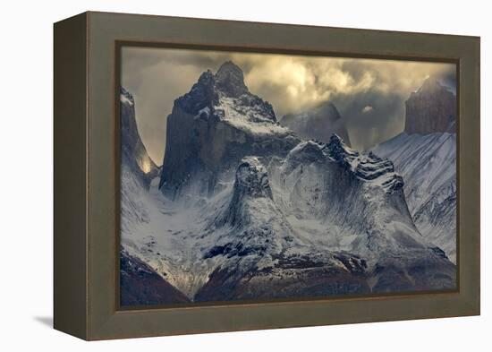 Cuerno Este, Cordillera Paine, Chile-Art Wolfe Wolfe-Framed Premier Image Canvas