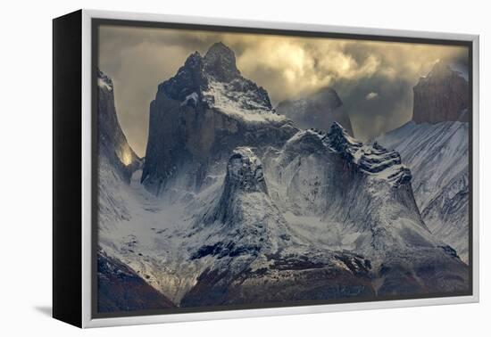 Cuerno Este, Cordillera Paine, Chile-Art Wolfe Wolfe-Framed Premier Image Canvas