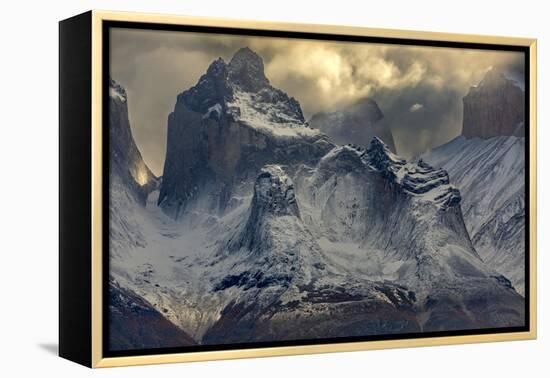 Cuerno Este, Cordillera Paine, Chile-Art Wolfe Wolfe-Framed Premier Image Canvas