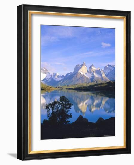 Cuernos Del Paine, 2600M, from Lago Pehoe, Patagonia, Chile-Geoff Renner-Framed Photographic Print