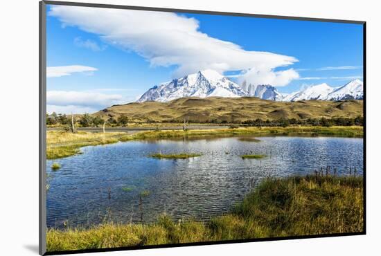 Cuernos Del Paine, Torres Del Paine National Park, Chilean Patagonia, Chile-G & M Therin-Weise-Mounted Photographic Print