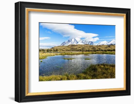 Cuernos Del Paine, Torres Del Paine National Park, Chilean Patagonia, Chile-G & M Therin-Weise-Framed Photographic Print