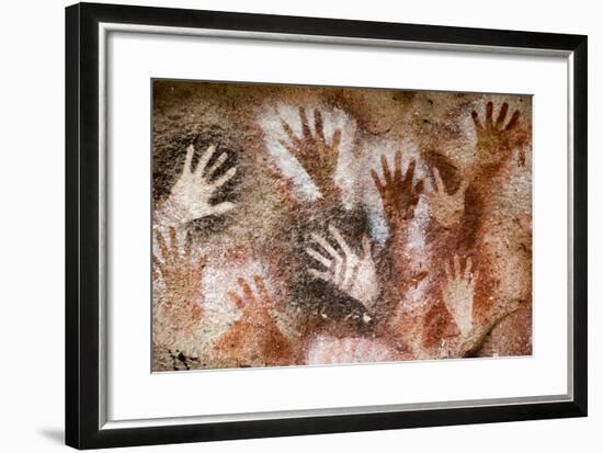 Cueva de las Manos (Cave of Hands), UNESCO World Heritage Site, Patagonia, Argentina-Alex Treadway-Framed Photographic Print