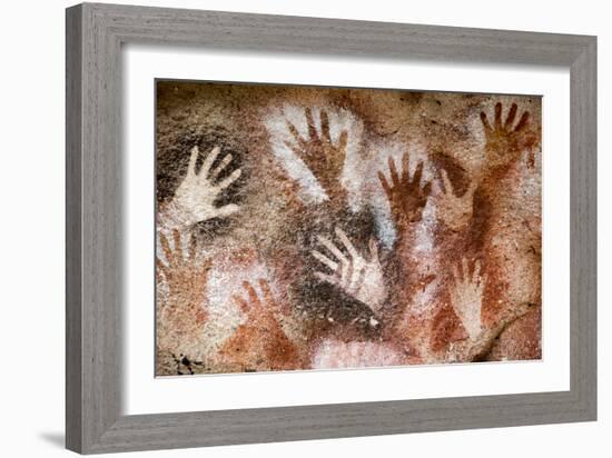 Cueva de las Manos (Cave of Hands), UNESCO World Heritage Site, Patagonia, Argentina-Alex Treadway-Framed Photographic Print