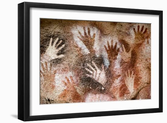 Cueva de las Manos (Cave of Hands), UNESCO World Heritage Site, Patagonia, Argentina-Alex Treadway-Framed Photographic Print