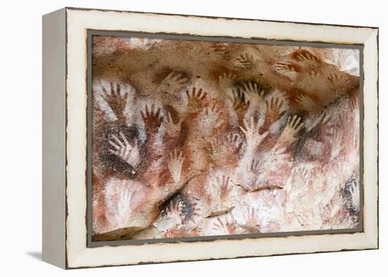 Cueva de las Manos (Cave of Hands), UNESCO World Heritage Site, Patagonia, Argentina-Alex Treadway-Framed Premier Image Canvas