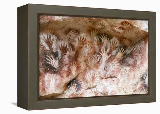 Cueva de las Manos (Cave of Hands), UNESCO World Heritage Site, Patagonia, Argentina-Alex Treadway-Framed Premier Image Canvas